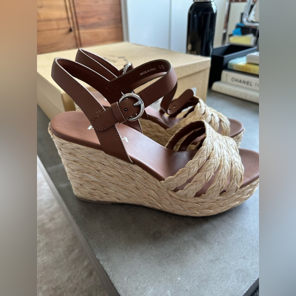 Prada Rafia Wedges - Picture 3 of 9